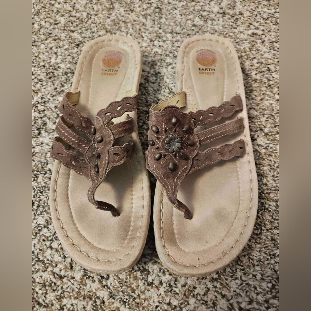 Earth Spirit Women's Beaded Sandals - 11